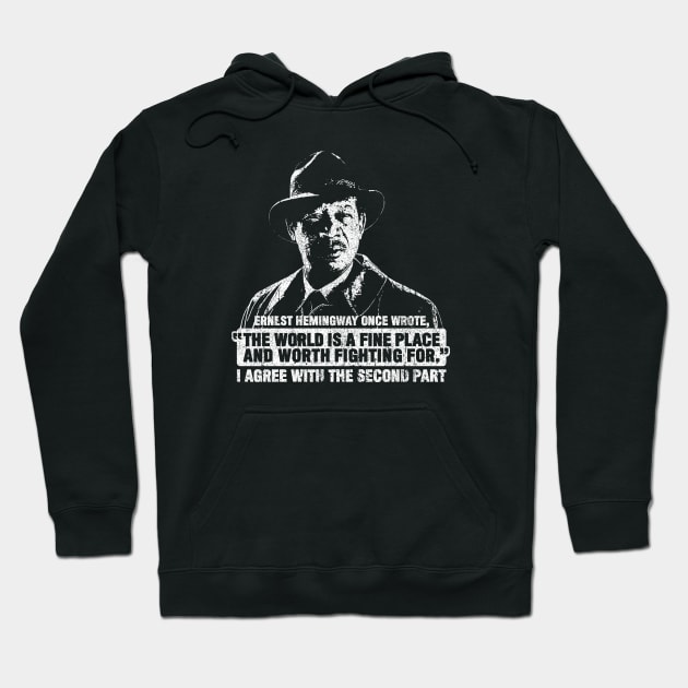 I Agree With The Second Part (Variant) Hoodie by huckblade